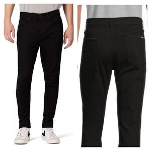 Hudson Jeans Men's High Rise Zev Skinny Larrabee Black Jeans Size 38 NWT